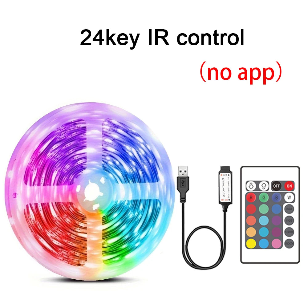 RGB LED Strip Lights | Music Sync, App & Remote Control, Color Changing