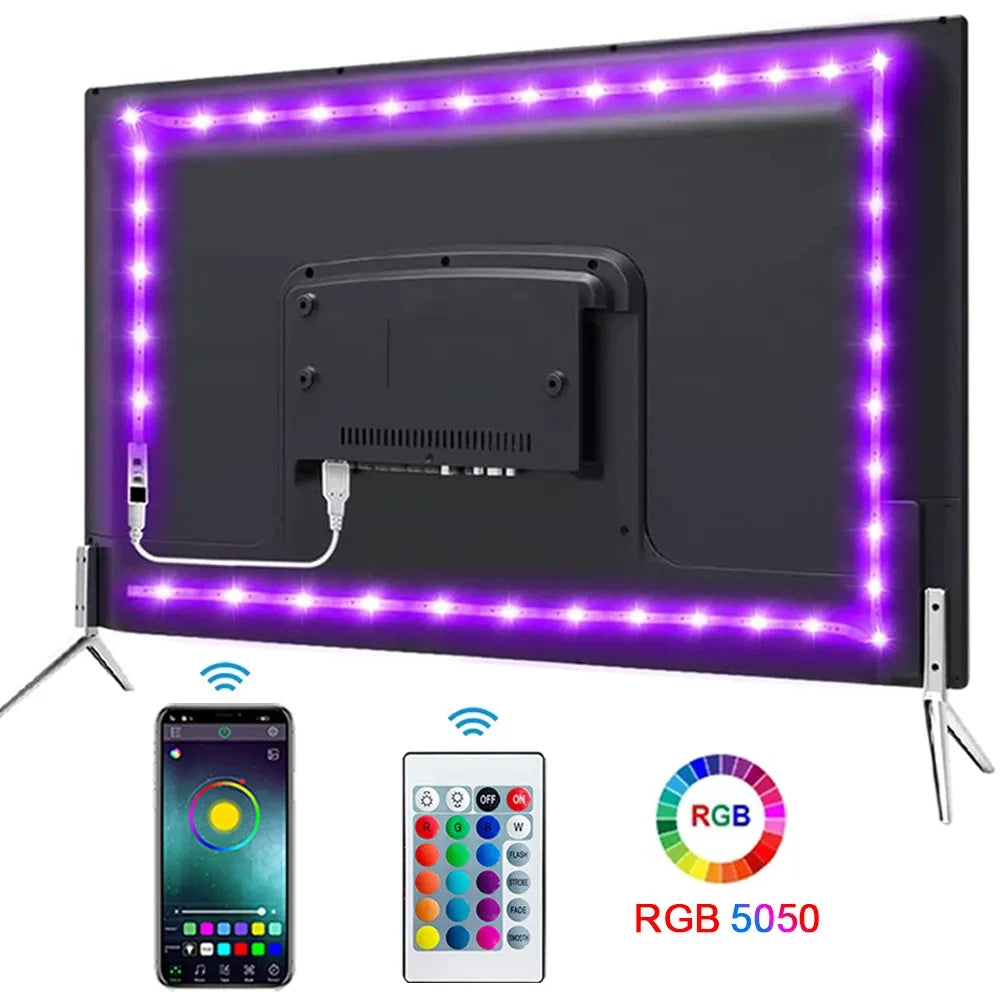 Smart LED Strip Lights | App & Remote Control, RGB Color Changing