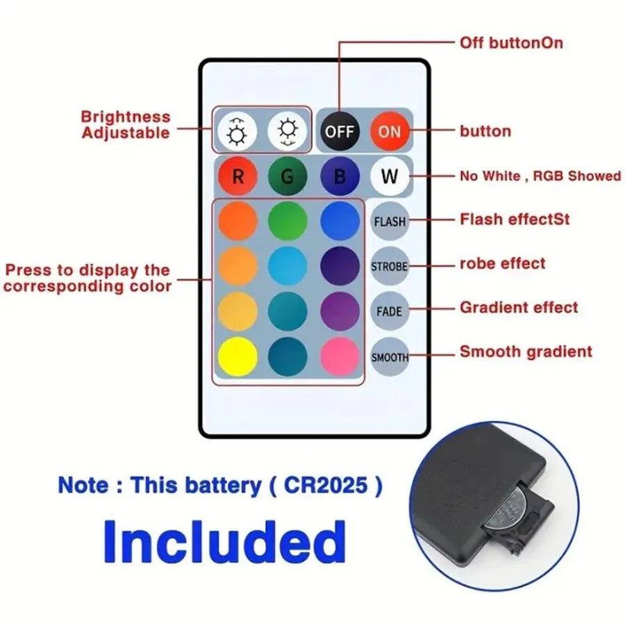 Smart LED Strip Lights | App & Remote Control, RGB Color Changing